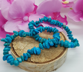 Split armband  - Turkoois china