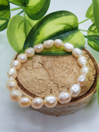 Parel armband roze (zoetwater)