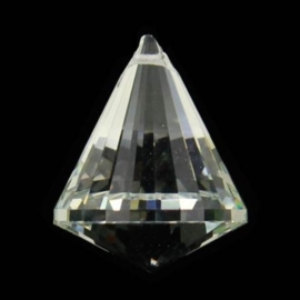Kristal raamhanger "Kegel" ca. 4,2 x 5,3 cm