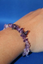 Split armband - Amethyst