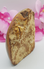 Jaspis Polychroom half gepolijst half ruw