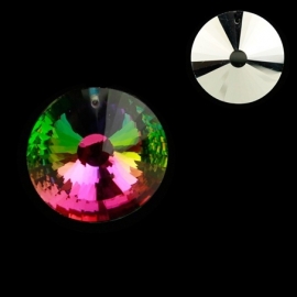 Kristal raamhanger "cirkel" - Multicolor  4,5 cm