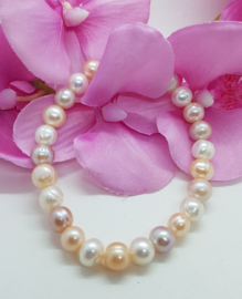 Parel armband mix kleur (zoetwater)