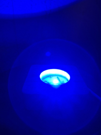Licht voetje vierkant - gekleurd licht met USB