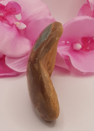 Jaspis Polychroom half gepolijst half ruw