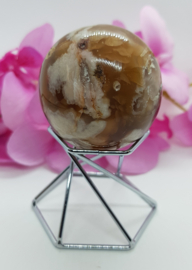 Flower agaat  bol - 47mm