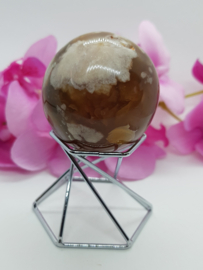 Flower agaat  bol - 47mm