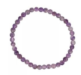 Amethyst 4mm - kinderarmbandje
