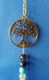 Chakra raamhanger boompje goud