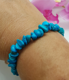 Split armband  - Turkoois china