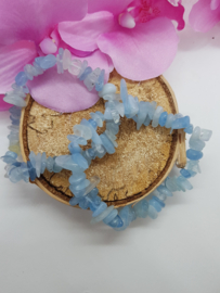 Split armband - Aquamarijn