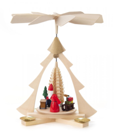 Kerstpiramide kerstavond 27cm