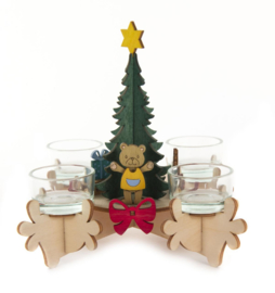 Adventskandelaar Dennenboom