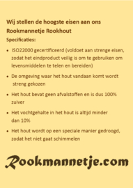 Rookmannetje Rookhout Appel Chips 1 kilo