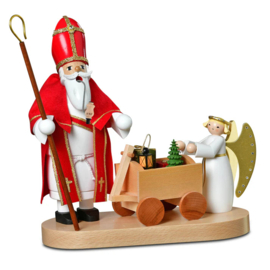Sinterklaas met engel  24cm