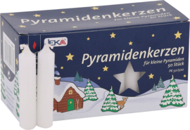 Kerstpiramide met sneeuwpop 17cm