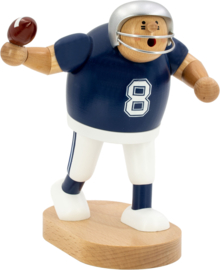 Football-speler blauw 20cm