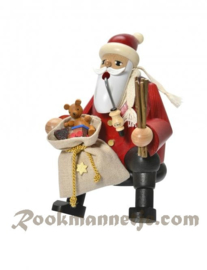 Kerstman met cadeautjes 16cm