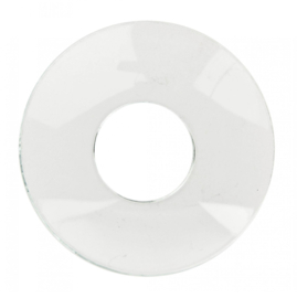 Druppelvanger glas rond glad 50mm