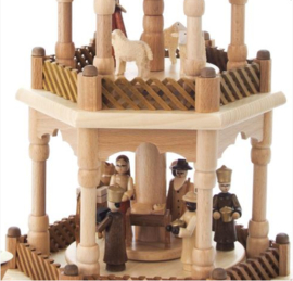 Kerstpiramide 3 etages kerstverhaal 42cm