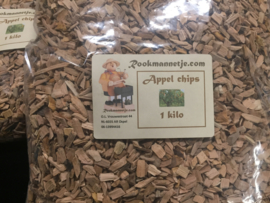 Rookmannetje Rookhout Appel Chips 1 kilo