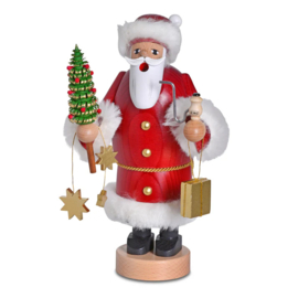 Kerstman met boompje 20cm