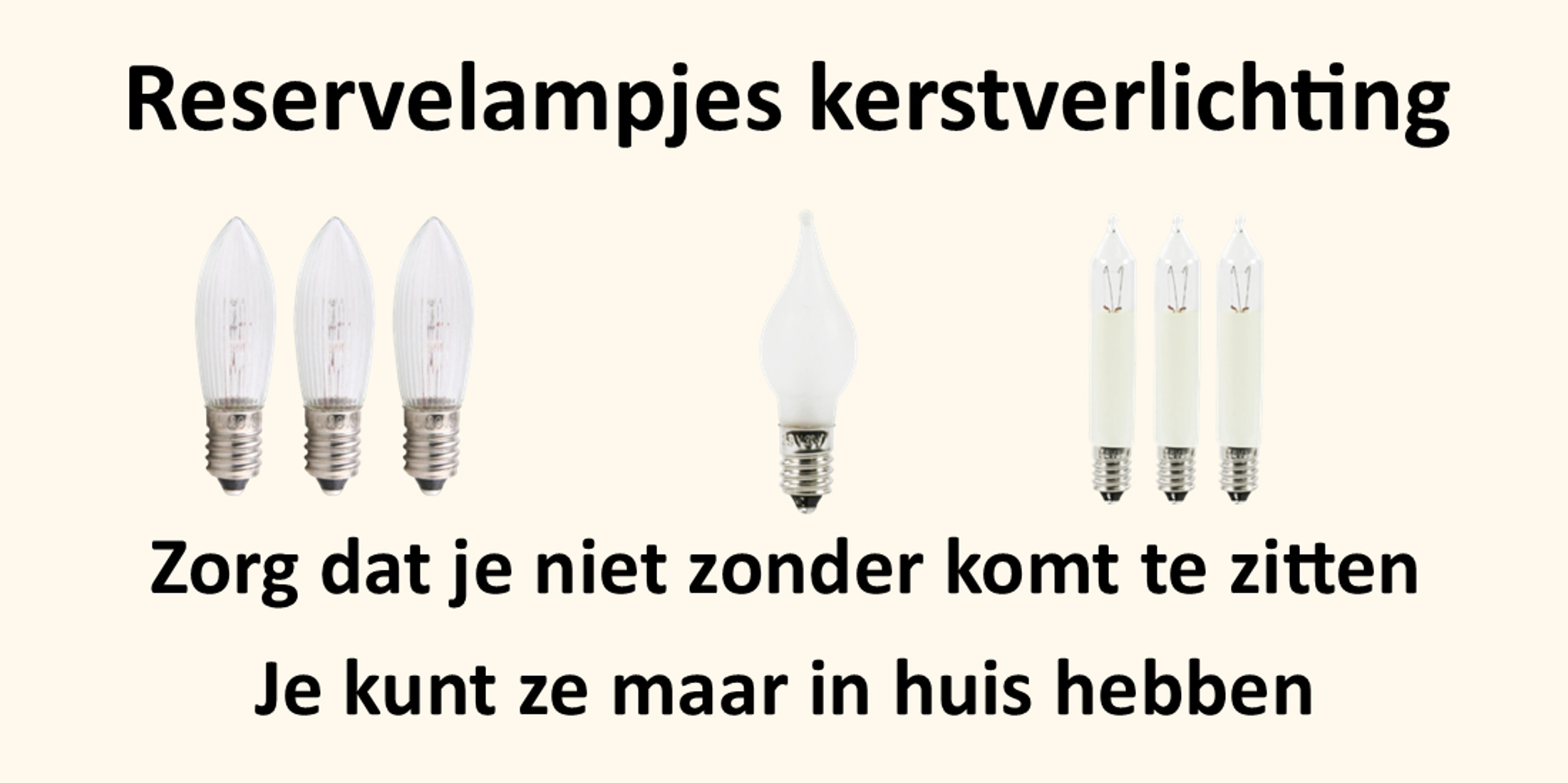 Veilig Vakantie Anekdote Reservelampjes kerstverlichting | Welk lampje moet ik hebben?