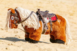 CRAFTY PONIES LEREN WESTERN HOOFDSTEL