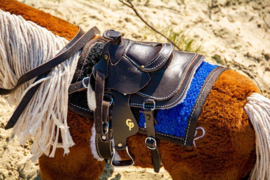 CRAFTY PONIES LEREN WESTERNZADEL & BORSTTUIG