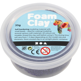 Foam Clay (klei) donkerpaars bakje à 35 gram