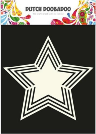 Dutch Doobadoo Stencil Shape Art A5 Star 5 points (ster) 470.713.116