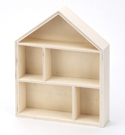 Stafil wooden (houten) huisje type case 21,5 x 17 x 3,9 cm