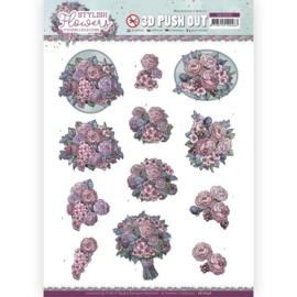 Yvonne Creations SB10636 Stylish Flowers Sweet Bouquet 3D push out A4