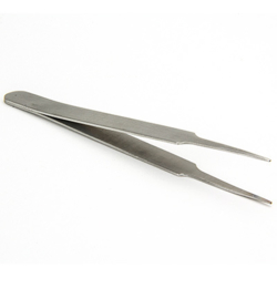 Hobby Crafting Fun tweezers straight fine point pincet stainless steel 12,2 cm 12080-8012