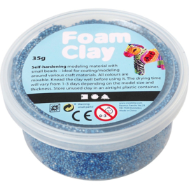 Foam Clay (klei) blauw bakje à 35 gram