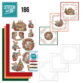 Stitch and Do 186 Yvonne A Gift for Christmas STDO186