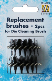 Nellie's Choice 2 Spare brushes RDCB001 for Die Cleaning Brush DCB001