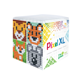 Pixelhobby XL mosaic kubussetje wilde dieren 6,2 x 6,2 cm