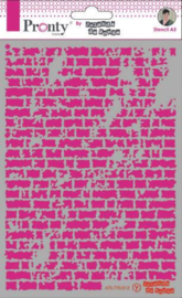 Pronty Crafts by Jolanda stencil A5 bricks (stenen) 470.770.012