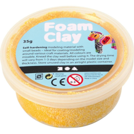 Foam Clay (klei) geel bakje à 35 gram