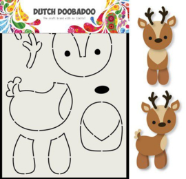 Dutch Doobadoo Card Art A5 rendier hoogte 18,5 cm mal 470.713.796