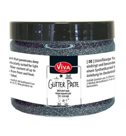 Viva Decor glitter paste (gel) holografisch hematiet pot 150 ml