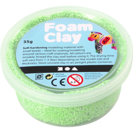 Foam Clay (klei) neon groen bakje à 35 gram