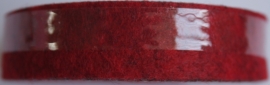 HobbyFun Trendy viltband rood 1,5 m lang 2 cm breed en 3 mm dik