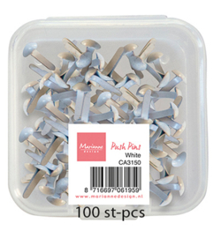 Marianne Design Push Pins (splitpennen) wit White CA3150 100 stuks