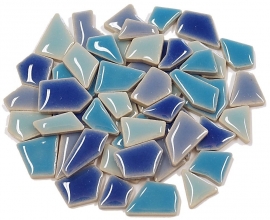 Flip keramische mini mix mozaïek blauw bakje à 65 gram