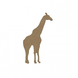 Gomille MDF giraf 9,2 x 18 cm dikte 5 mm