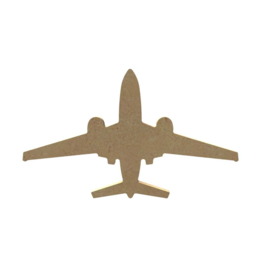 Gomille MDF vliegtuig 18,4 x 11 cm dikte 5 mm