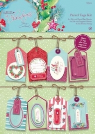 Docrafts Papermania at Christmas Parcel Tags/labels Kit PMA 157206