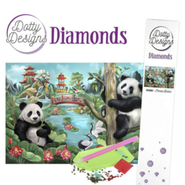 Dotty Designs diamonds Panda Bears 29,7 x 42 cm DDD1002